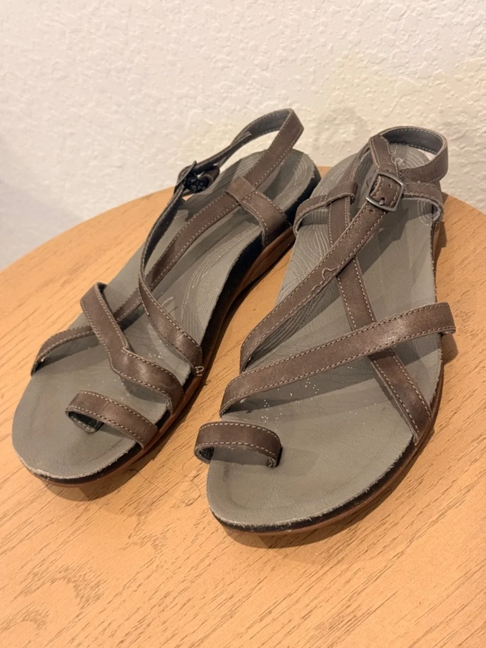 Chaco‎ Kids Brown/Gray Strappy Sandals